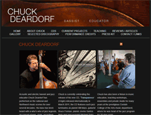 Tablet Screenshot of chuckdeardorf.com